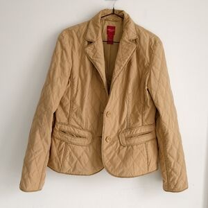 Olsen Tan Quilted Blazer